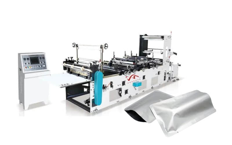 Máquina para fabricar bolsas de sellado de 3 lados para alimentos, laminadas y compuestas, SBF-350
