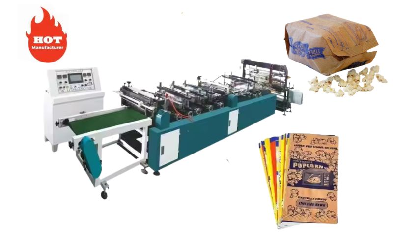 Máquina formadora de bolsas de palomitas de maíz para microondas totalmente automática ZDF-300