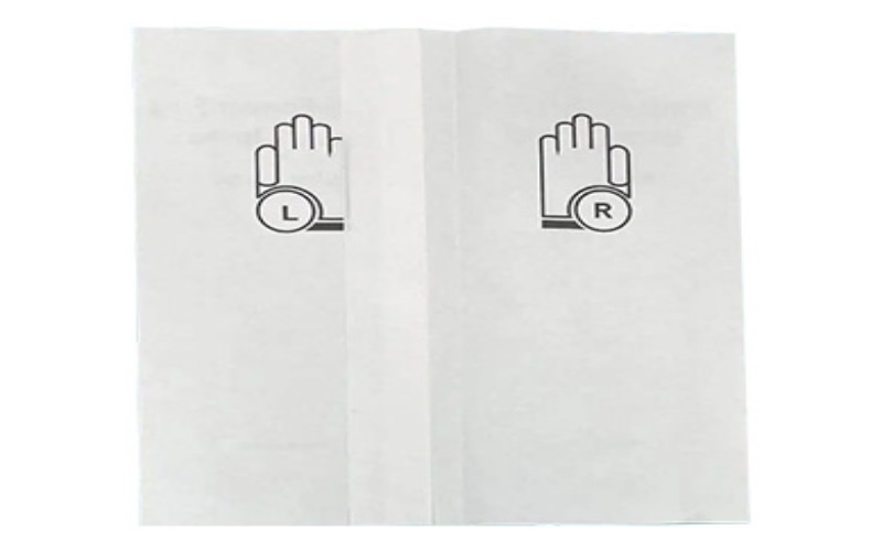 Máquina de embalaje interior de guantes quirúrgicos médicos con bolsa de papel