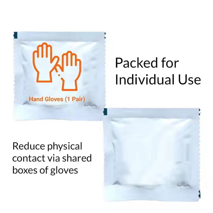 Máquina plegadora de guantes de plástico y envasadora con sellado por los cuatro lados (2 unidades) Máquina plegadora de guantes de plástico y envasadora con sellado por los cuatro lados (2 unidades)