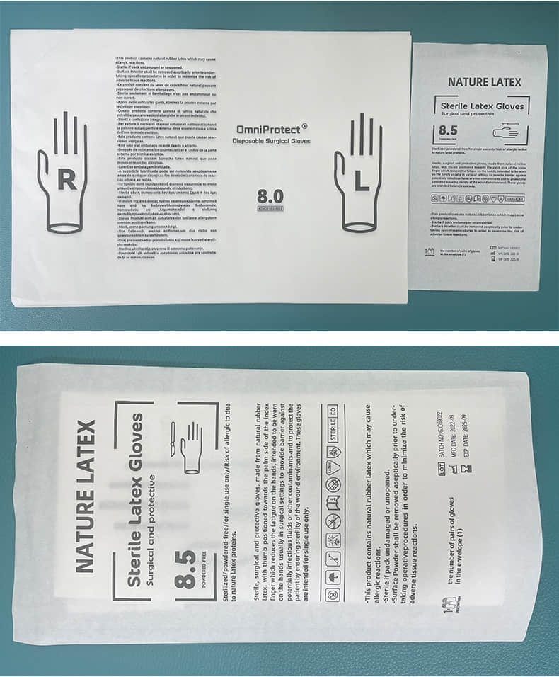 Máquina de embalaje interior de guantes quirúrgicos médicos con bolsa de papel Máquina de embalaje interior de guantes quirúrgicos médicos con bolsa de papel