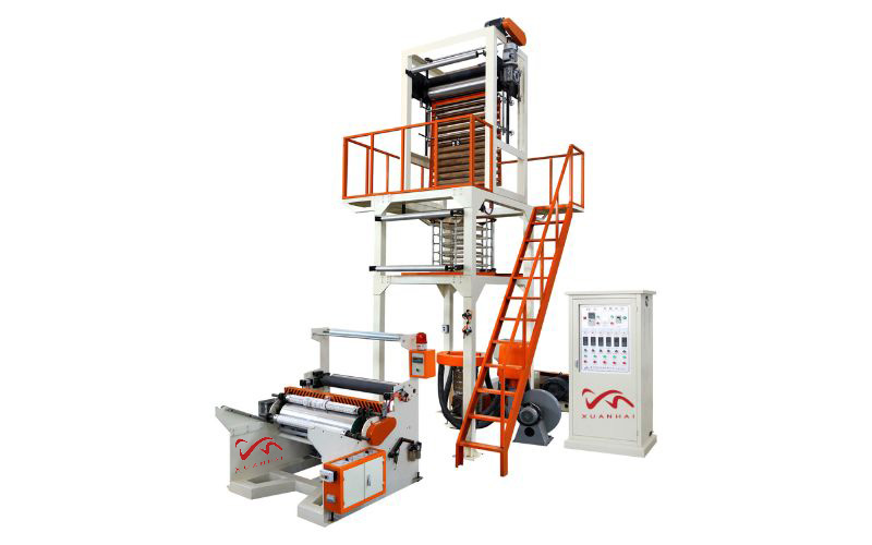 Máquina de soplado de película de HDPE y LDPE para extrusión de envases de plástico SJ-A