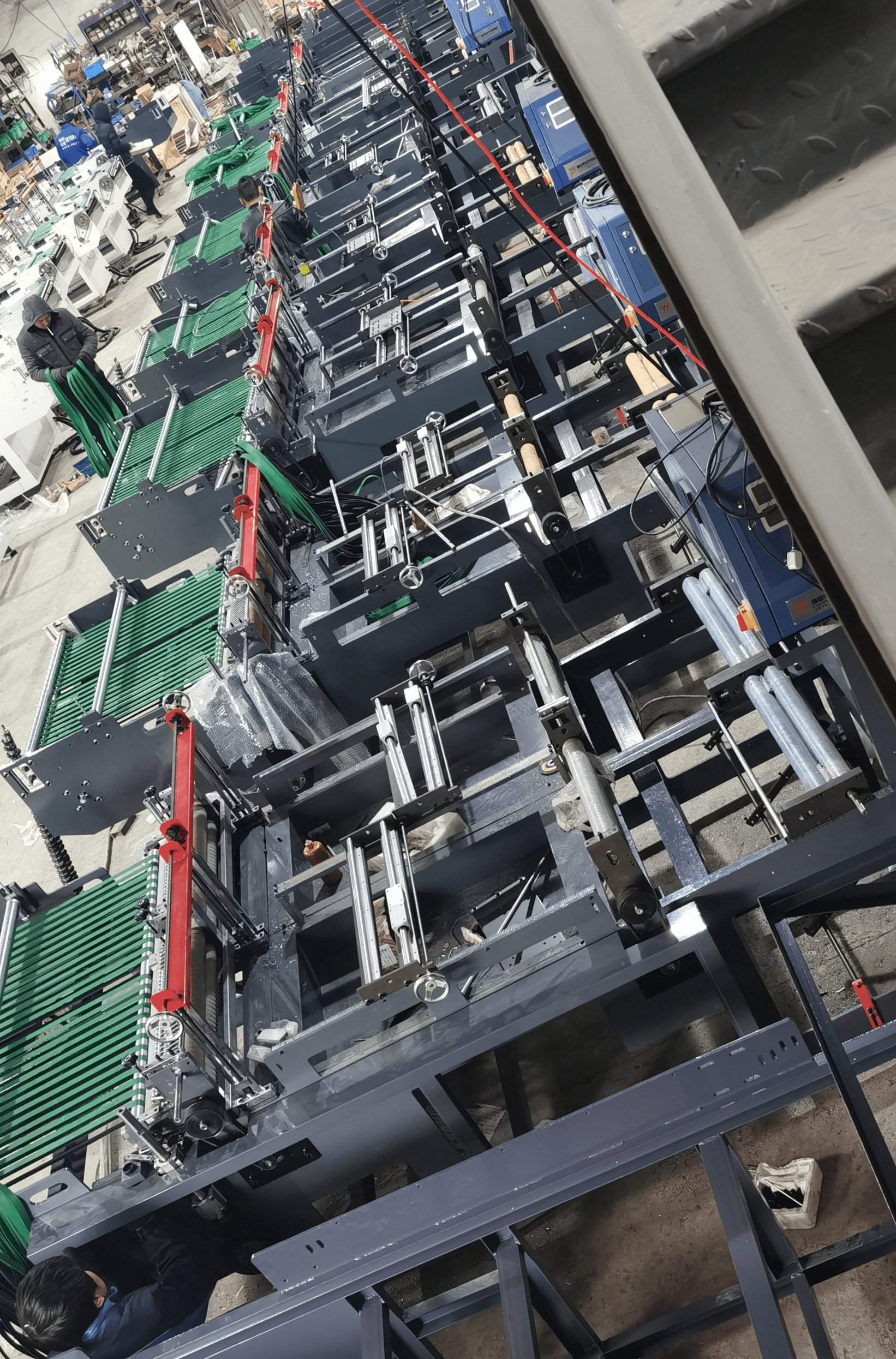 Máquina para fabricar bolsas compostables de PE Express de doble canal con cinta adhesiva