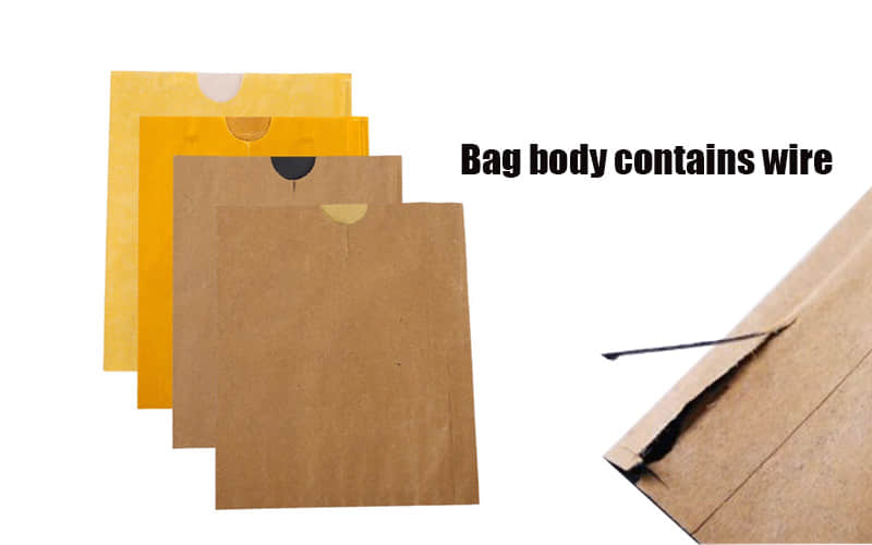 Dos diseños de bolsas protectoras de frutas (Mango de cuchillo y Boca plana) y su aplicación frutas