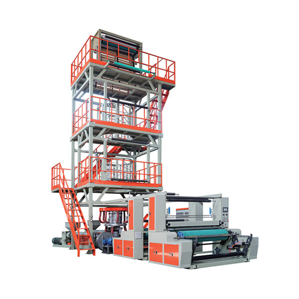 Máquina de soplado de película de tres capas ABA de alta eficiencia para la producción bolsas exprés