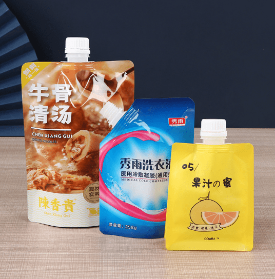 Máquina soldadora de insertos de bolsas de plástico con boquilla, manual del fabricante chino