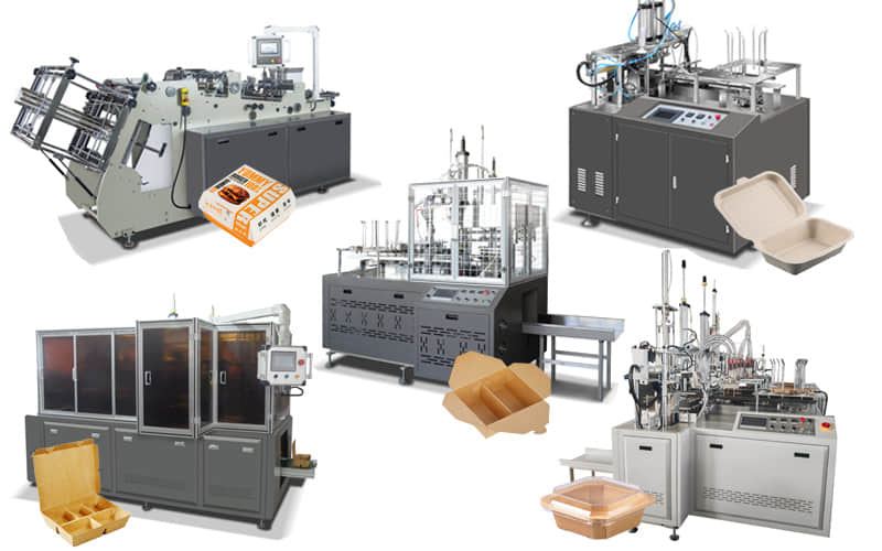 Las 5 mejores máquinas para fabricar cajas de papel para comida para llevar