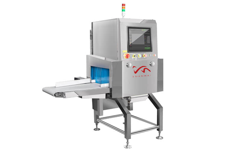 Máquina de inspección de metales con rayos X al 100 % para fábricas, seguridad alimentaria, detector