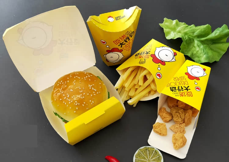 Máquina formadora de cajas de hamburguesas totalmente automática ZF-800 del fabricante Zhongfa