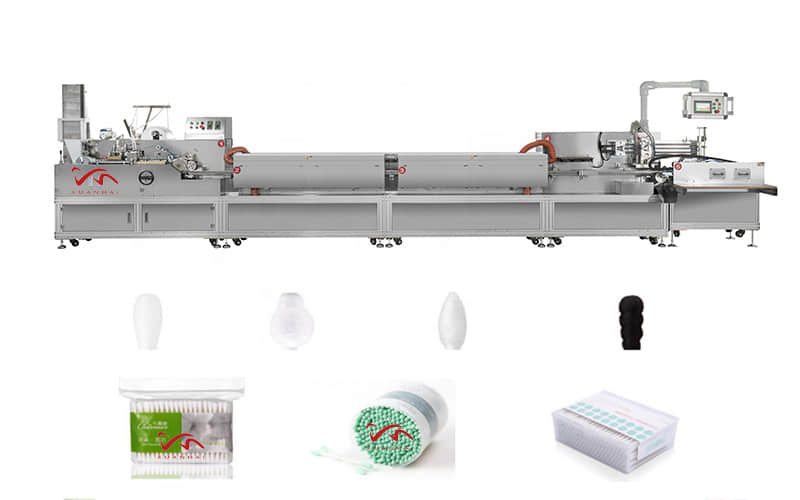 Máquina Automática para Bastoncillos de Algodón | 1200 pcs/min · CE