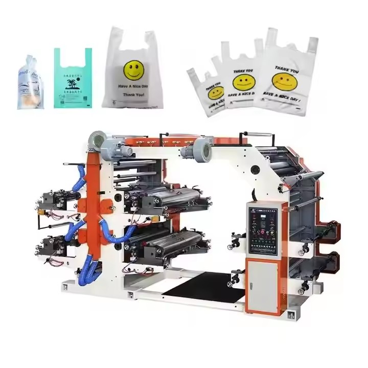 Máquina de Impresión Flexográfica para Bolsas Plásticas y Film Flexible